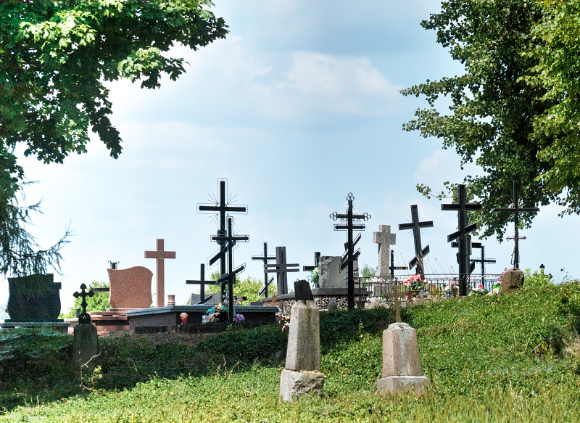 9a. Cmentarz prawosławny w Krynkach.