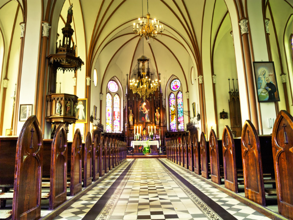 3b. Nawa główna kościóła pod wezwaniem św. Anny.